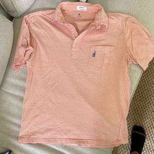 Men’s orange polo